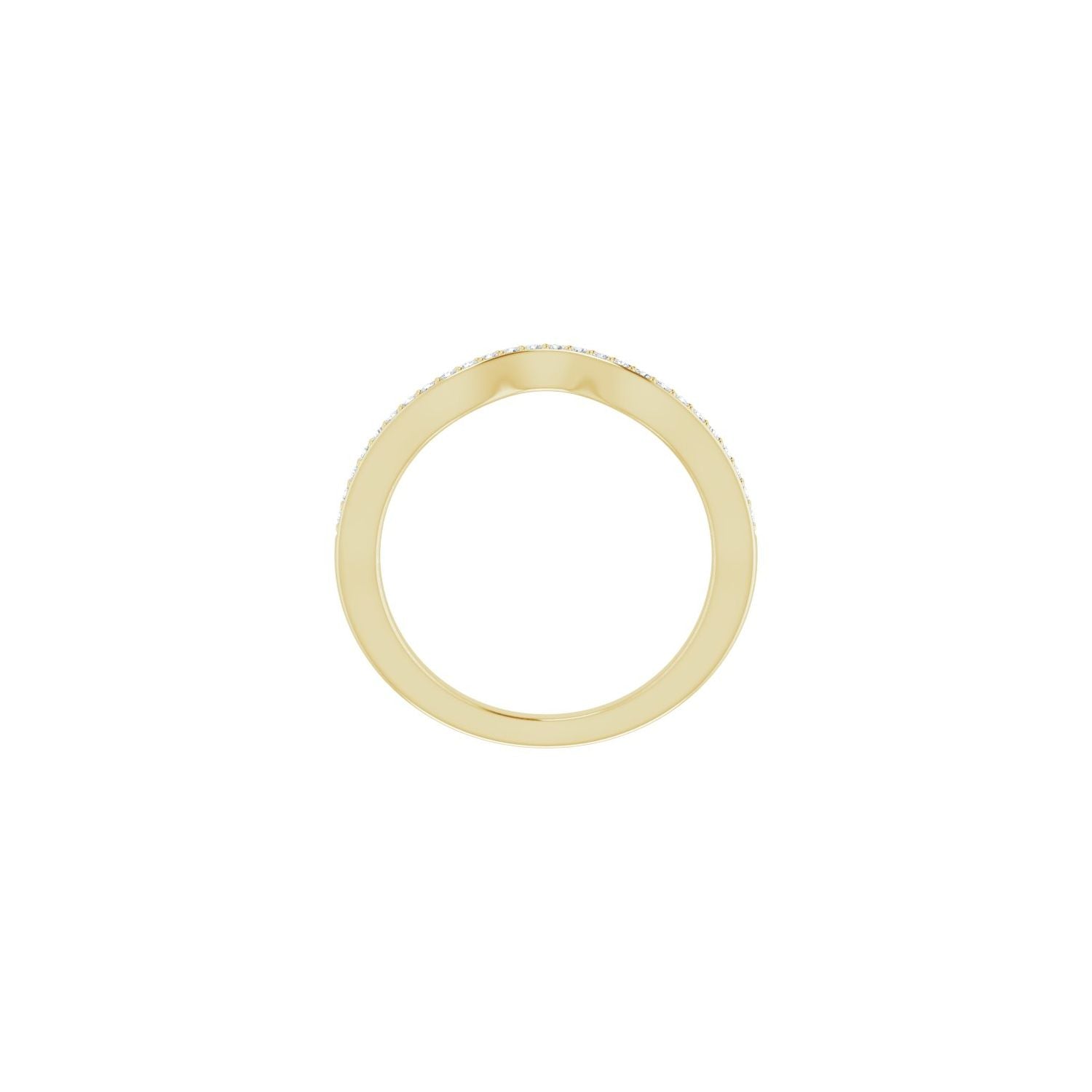 Ambre — Round · 1 mm · 1/8 ctw, yellow gold