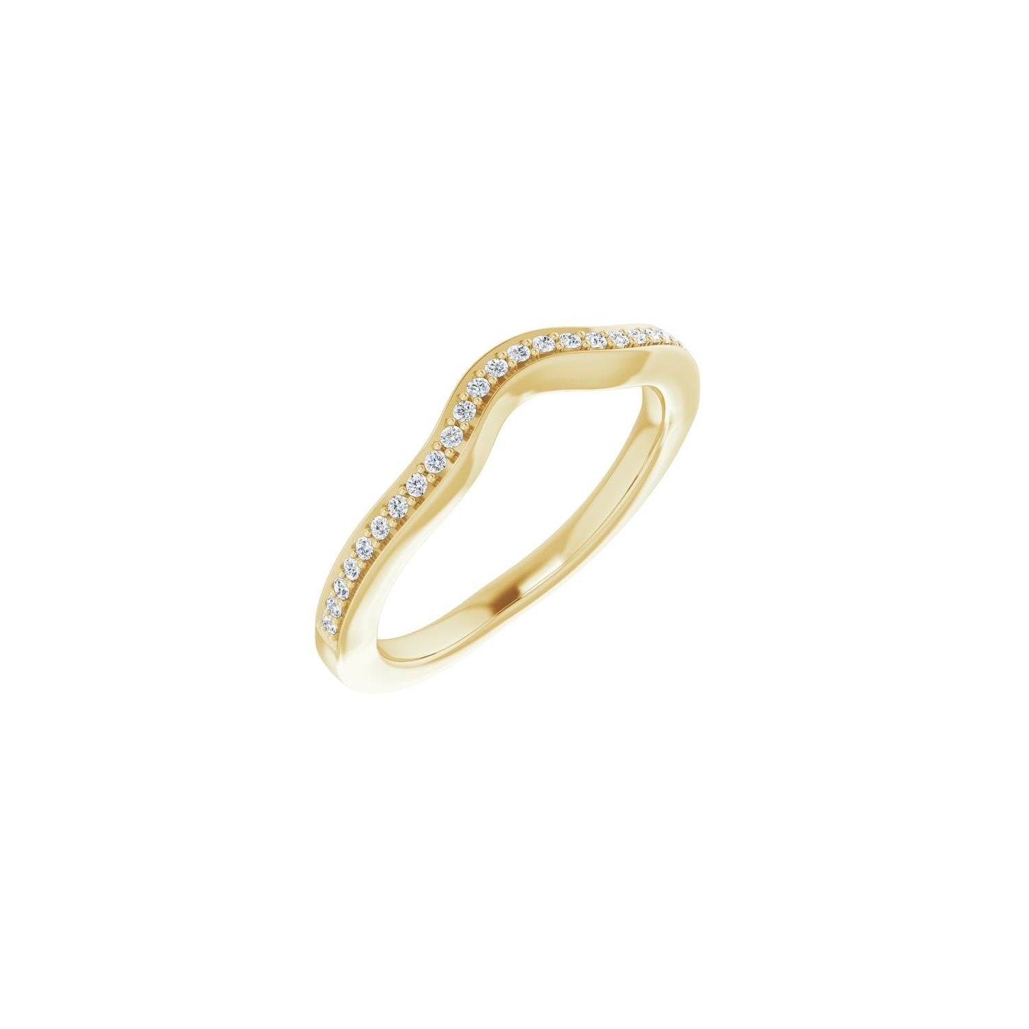 Ambre — Round · 1 mm · 1/8 ctw, yellow gold