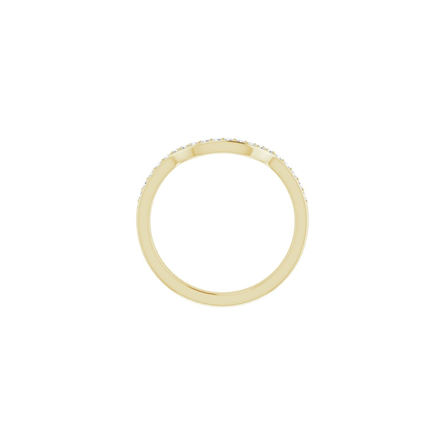Andie — Round · 1.2 mm · 1/6 ctw, yellow gold