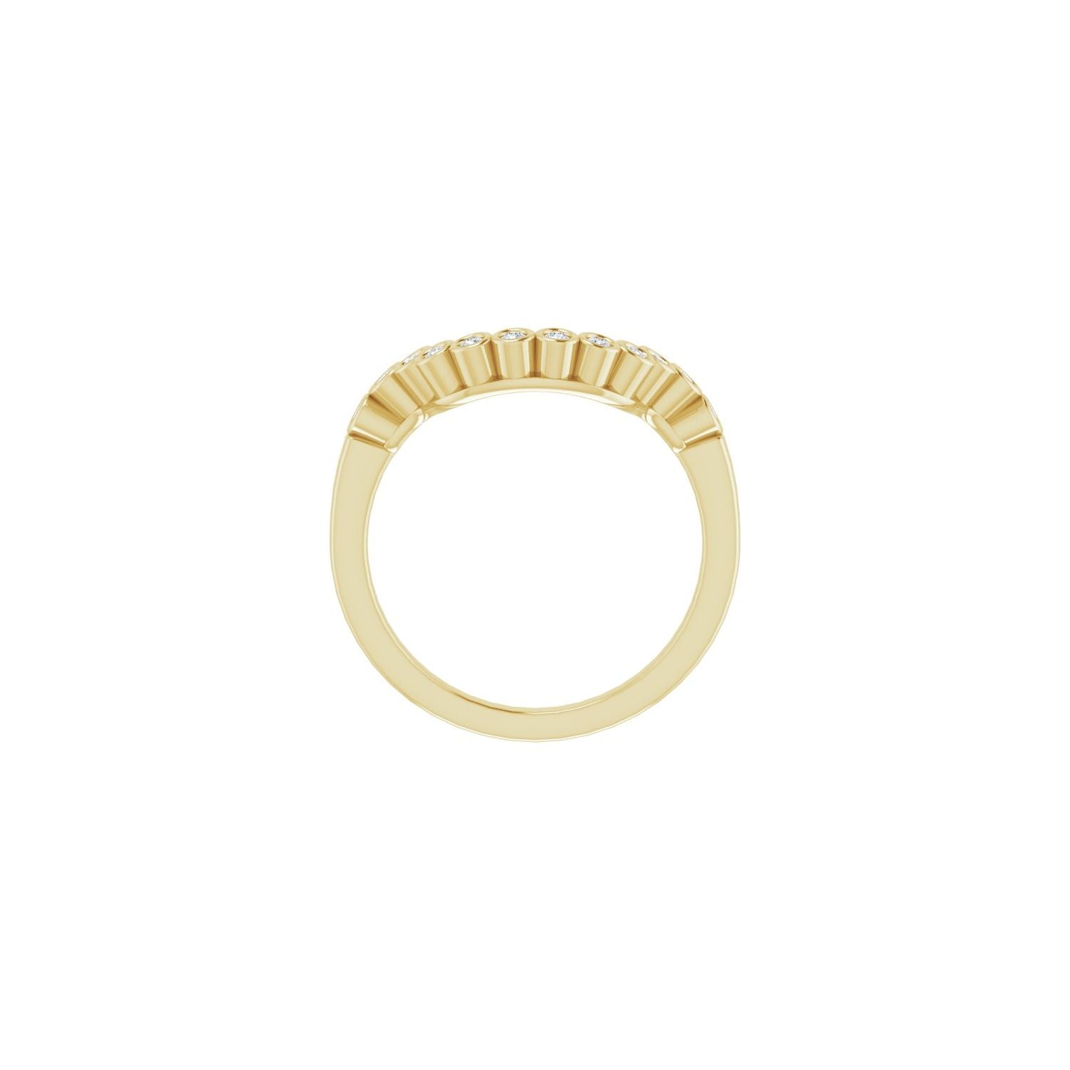 Arya — 1.4 mm · 1/6 ctw, yellow gold