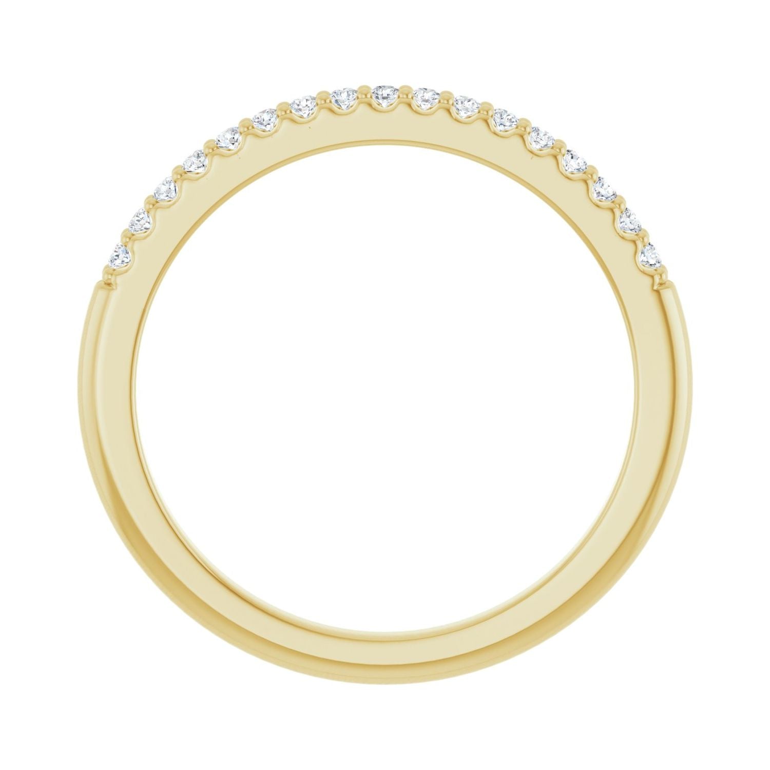 Barrie — 1.2 mm · 1/8 ctw, yellow gold