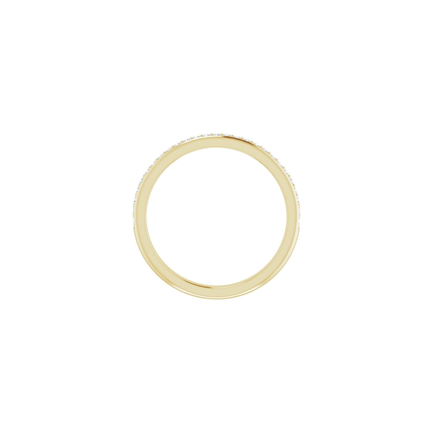 Bobbie — Round · 1 mm · 1/8 ctw, yellow gold