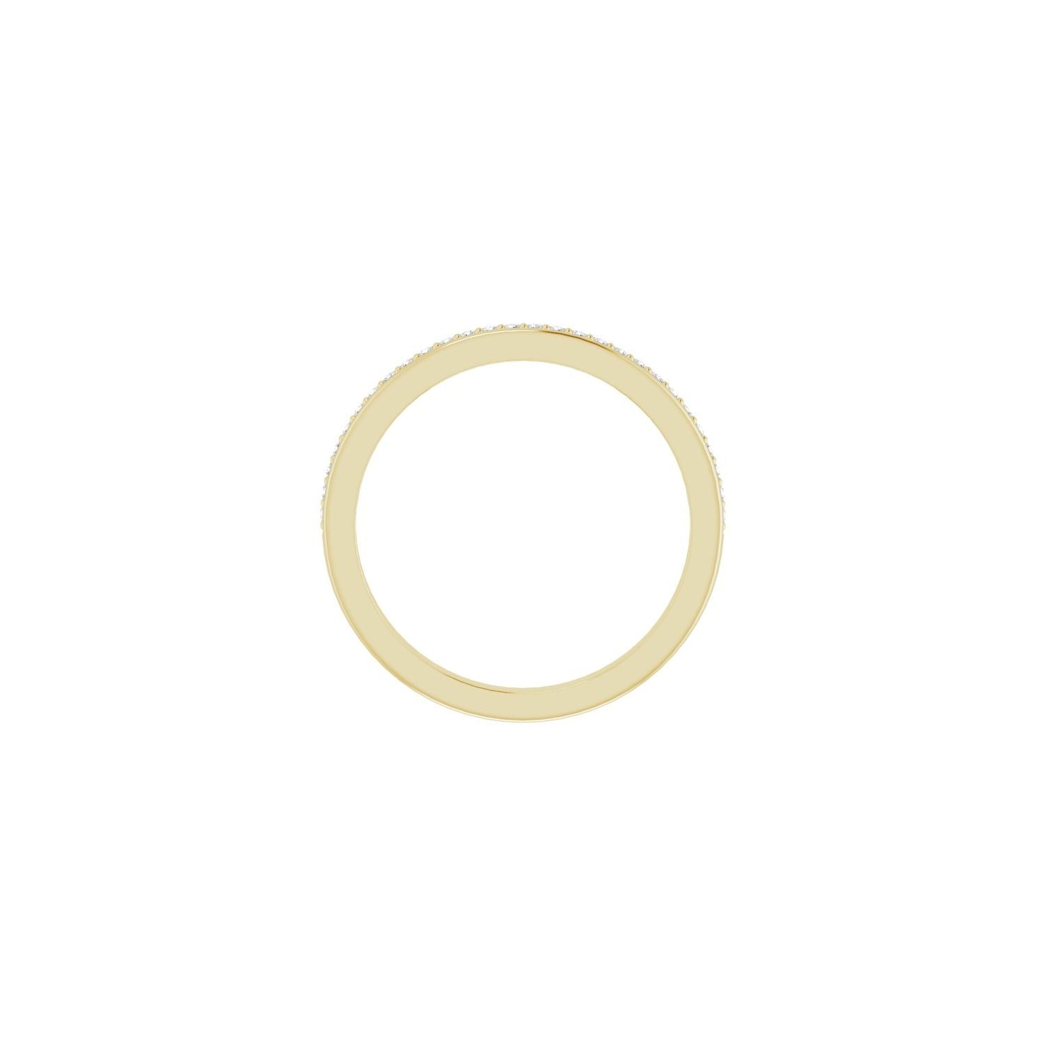 Bridie — Round · 0.9 mm · 0.07 ctw, yellow gold