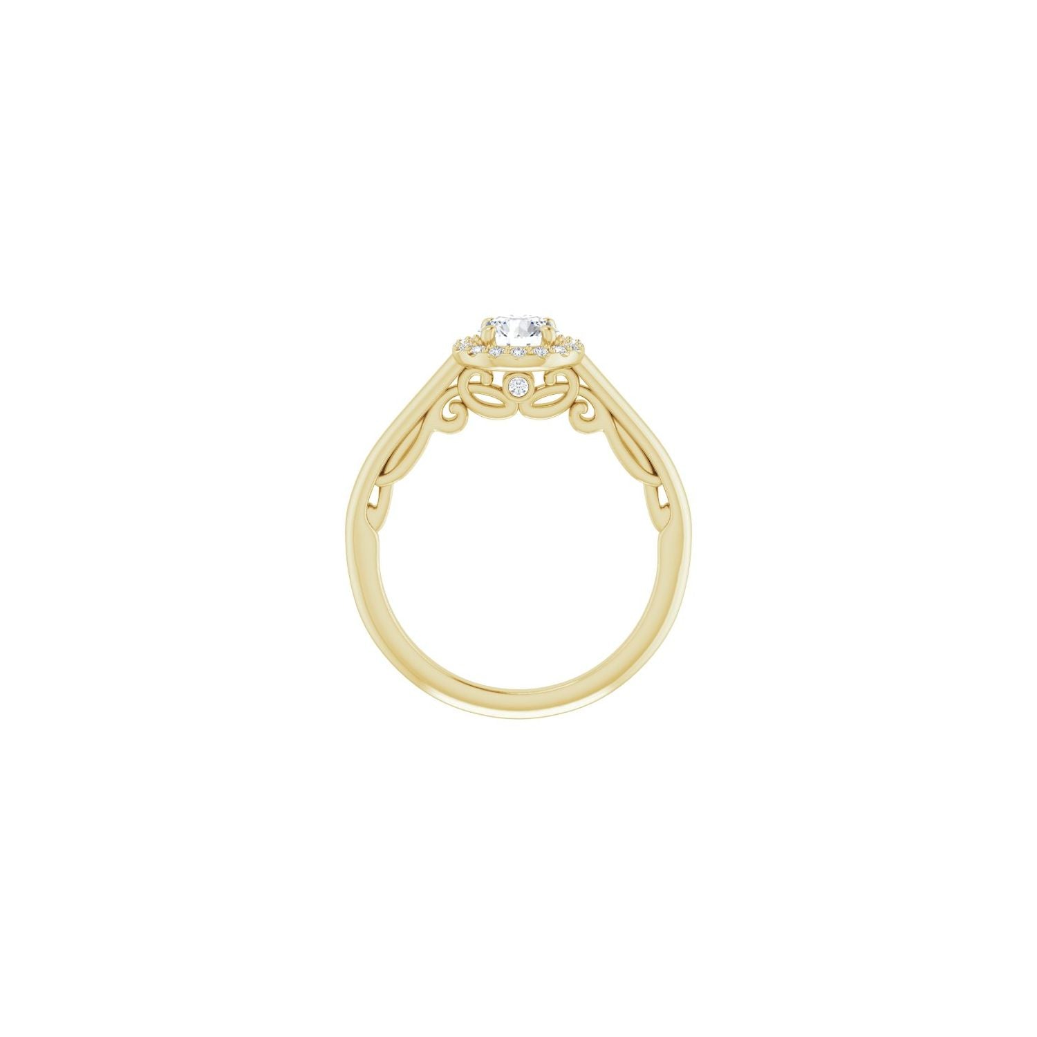 Brontie — yellow gold