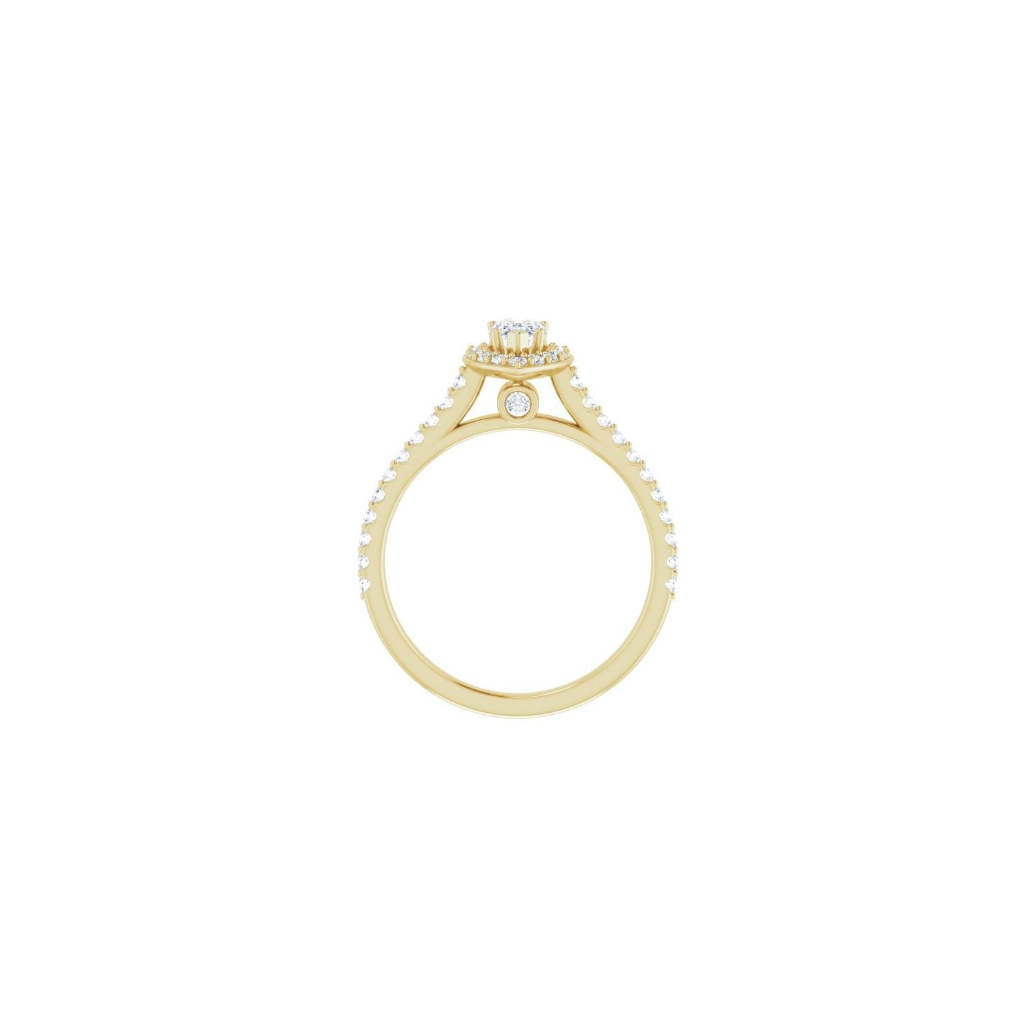Clarissa — yellow gold