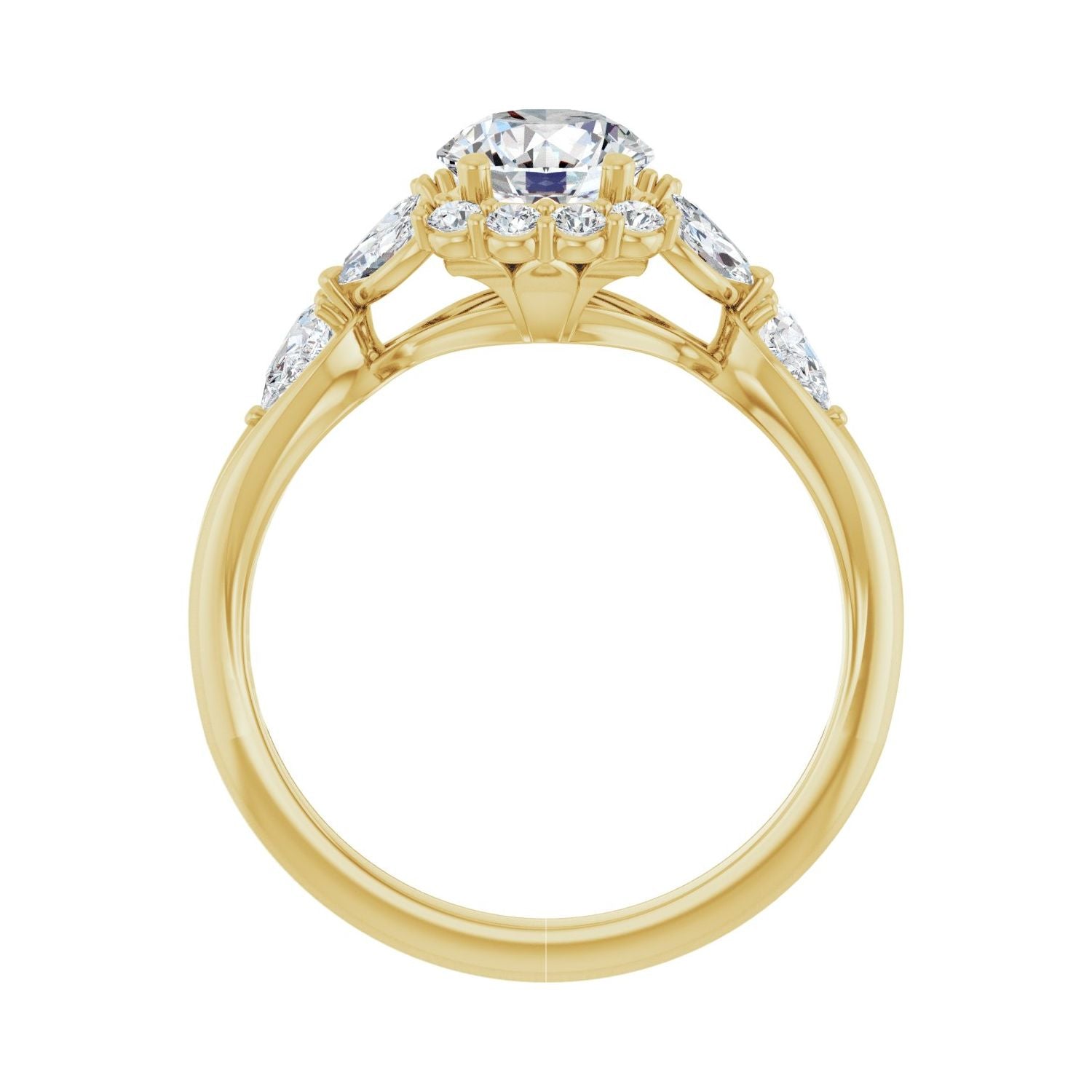 Ella — yellow gold