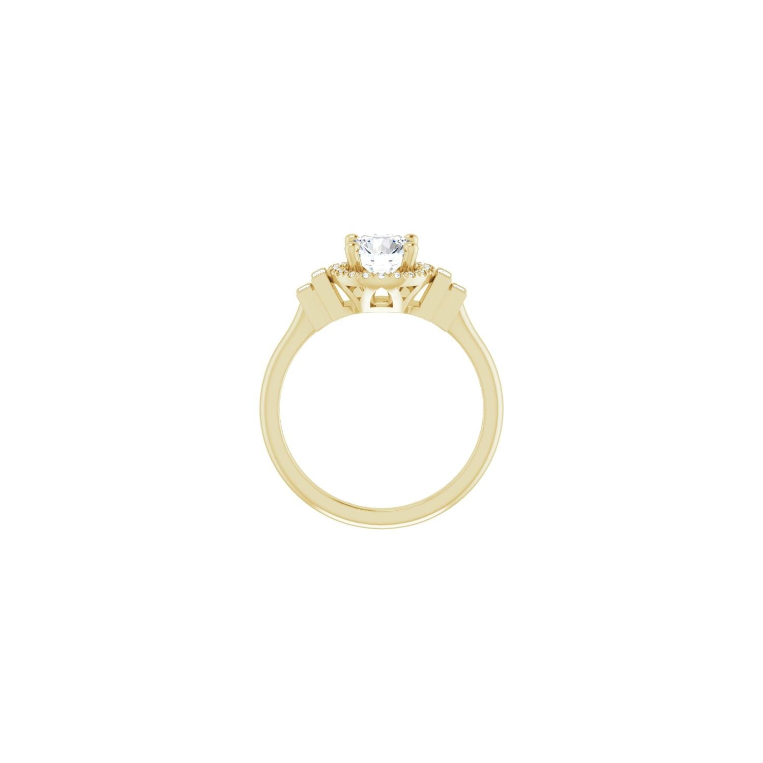 Evadne — yellow gold