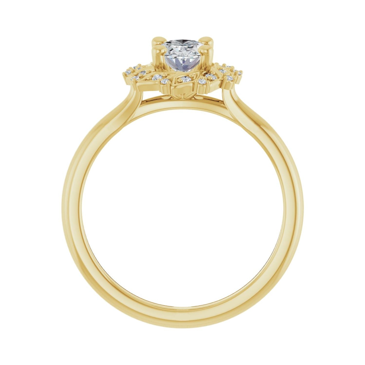 Evelyn — yellow gold