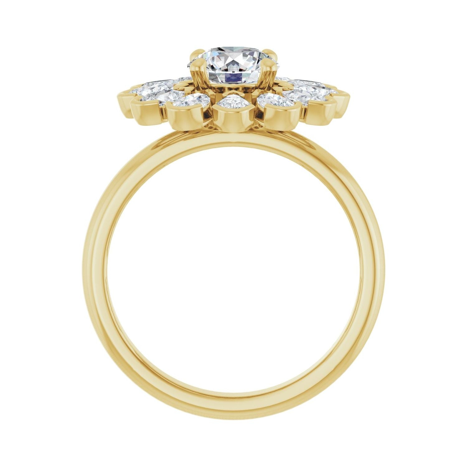 Fallon — yellow gold