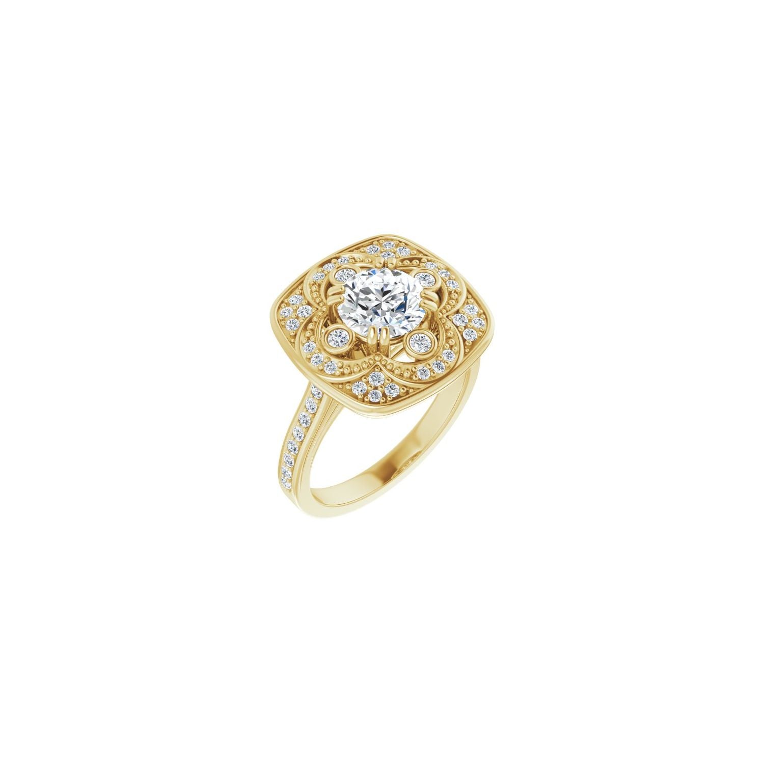 Frederica — yellow gold