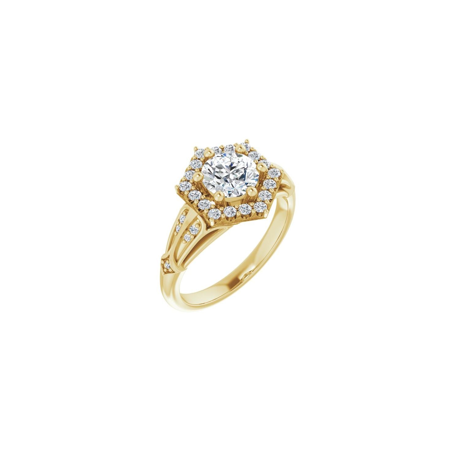 Heidi — yellow gold