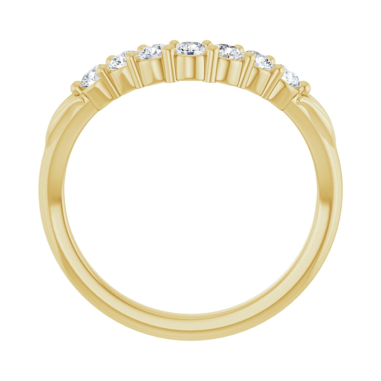 Lotta — 2.4 mm · 1/3 ctw, yellow gold