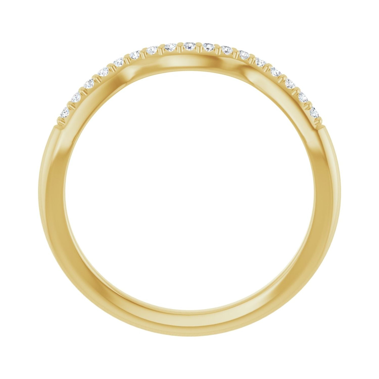 Marlo — 1.1 mm · 0.07 ctw, yellow gold