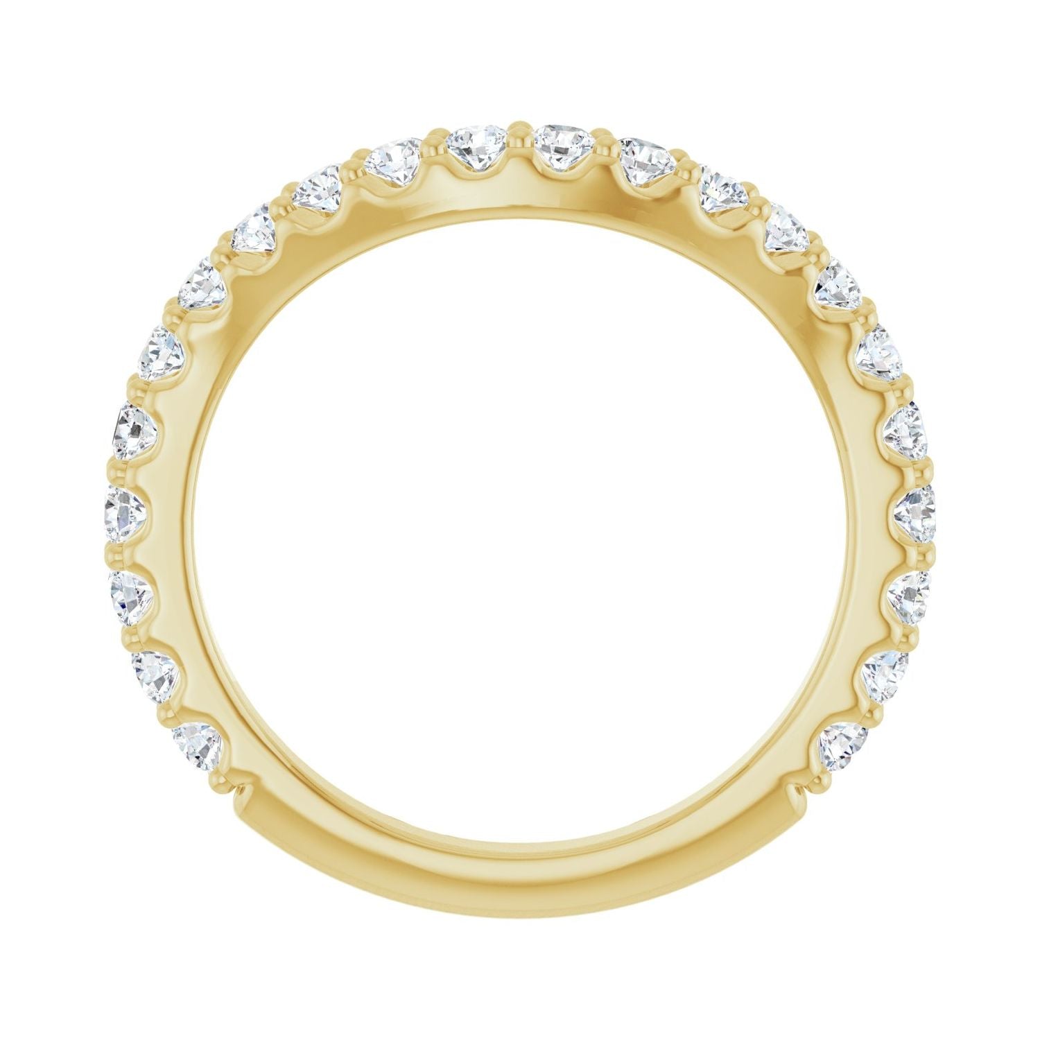 Morgana — 2 mm · 5/8 ctw, yellow gold