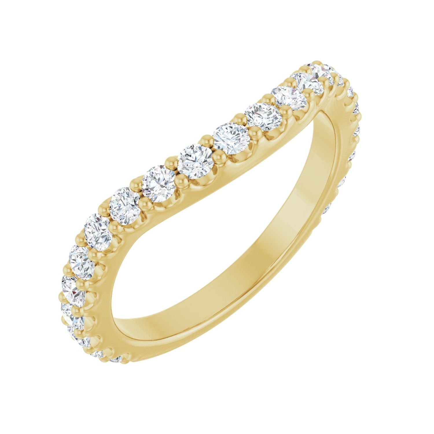 Morgana — 2 mm · 5/8 ctw, yellow gold