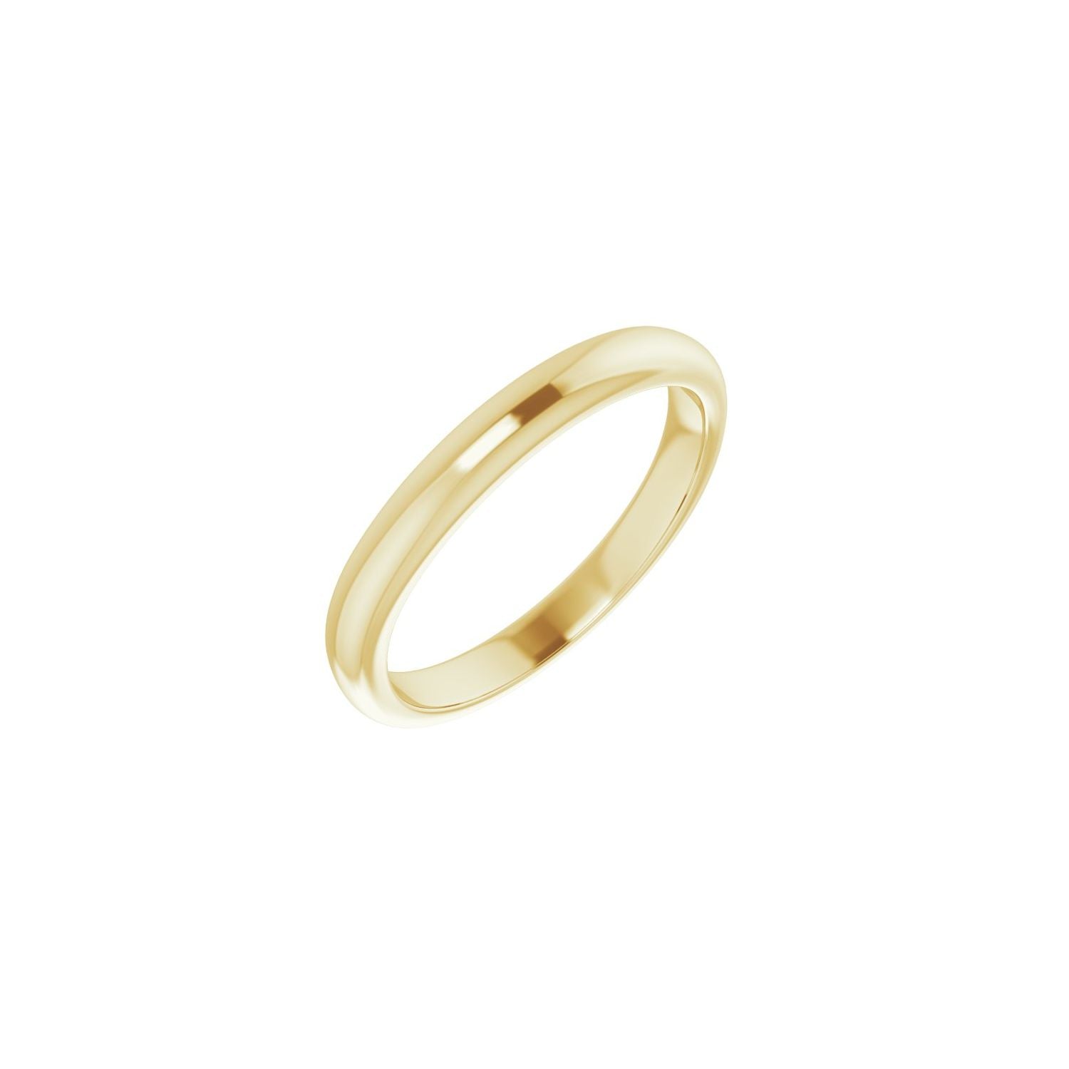 Nydia — Round · 6.5 mm, yellow gold