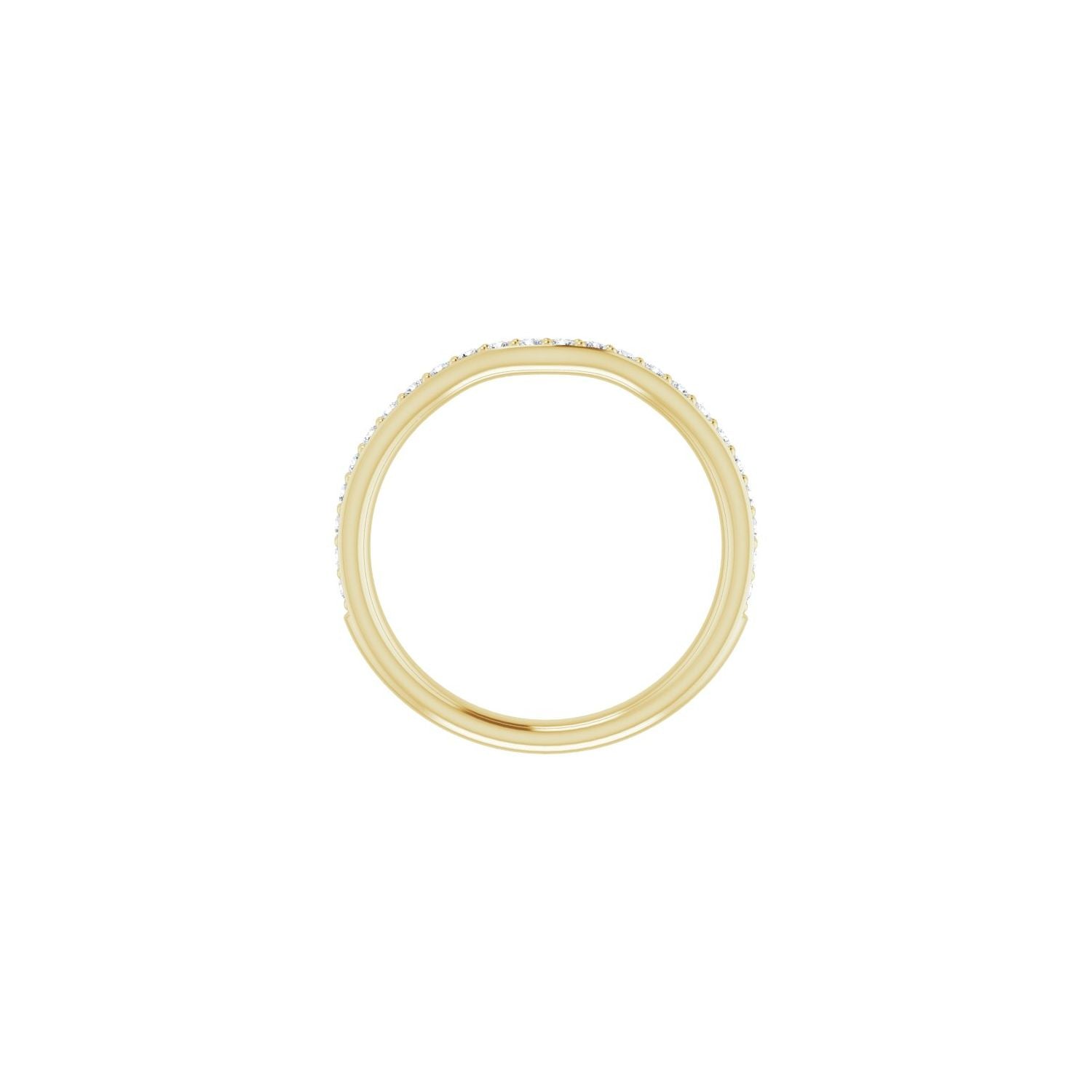 Odalys — For the round Livia, yellow gold