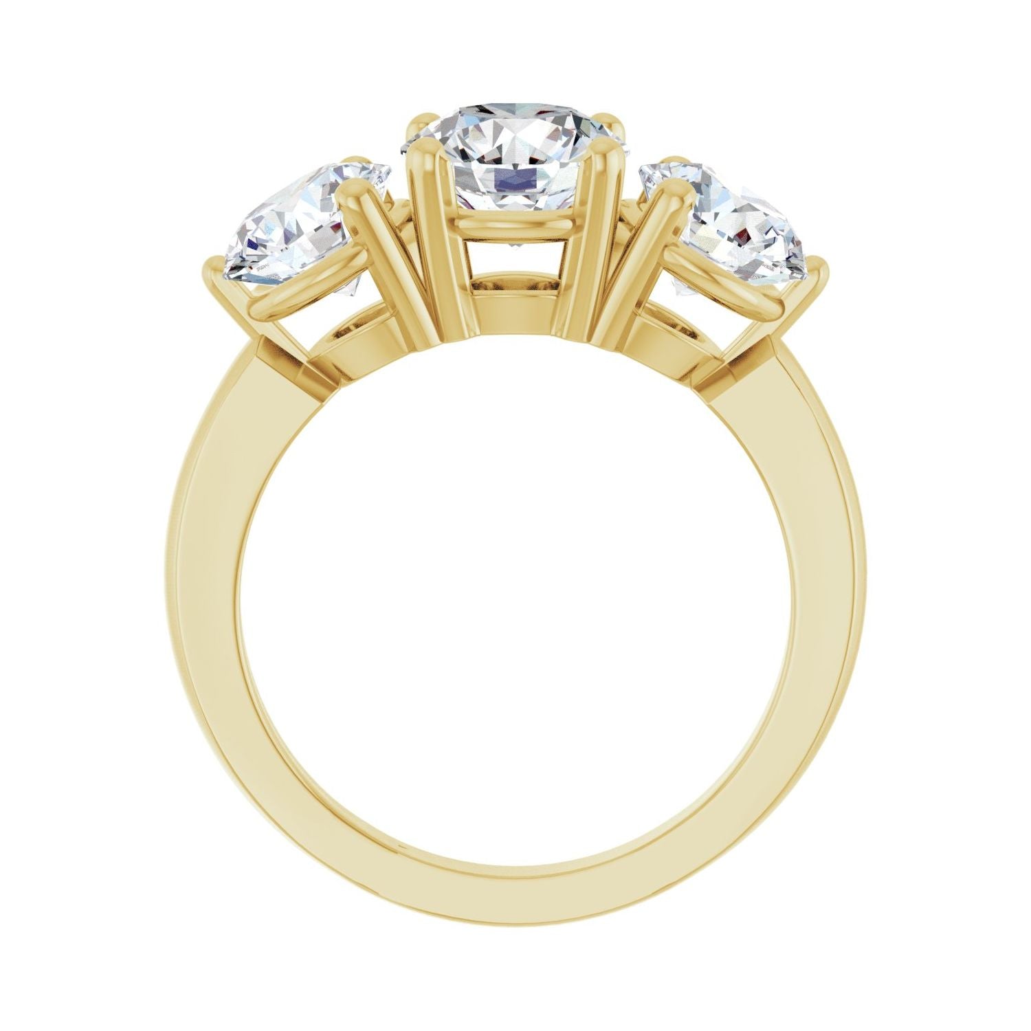 Mabelle — Round center, yellow gold