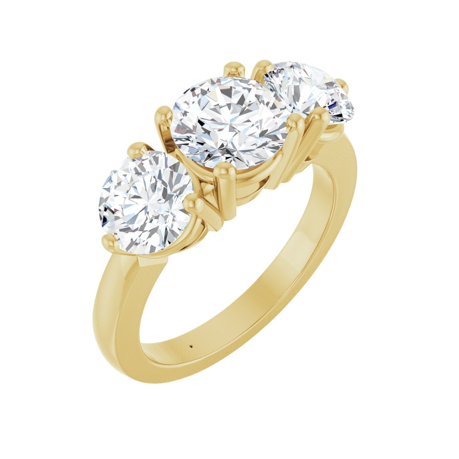 Mabelle — Round center, yellow gold