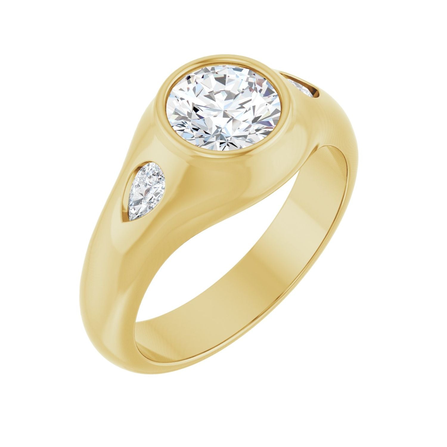 Mariela — yellow gold