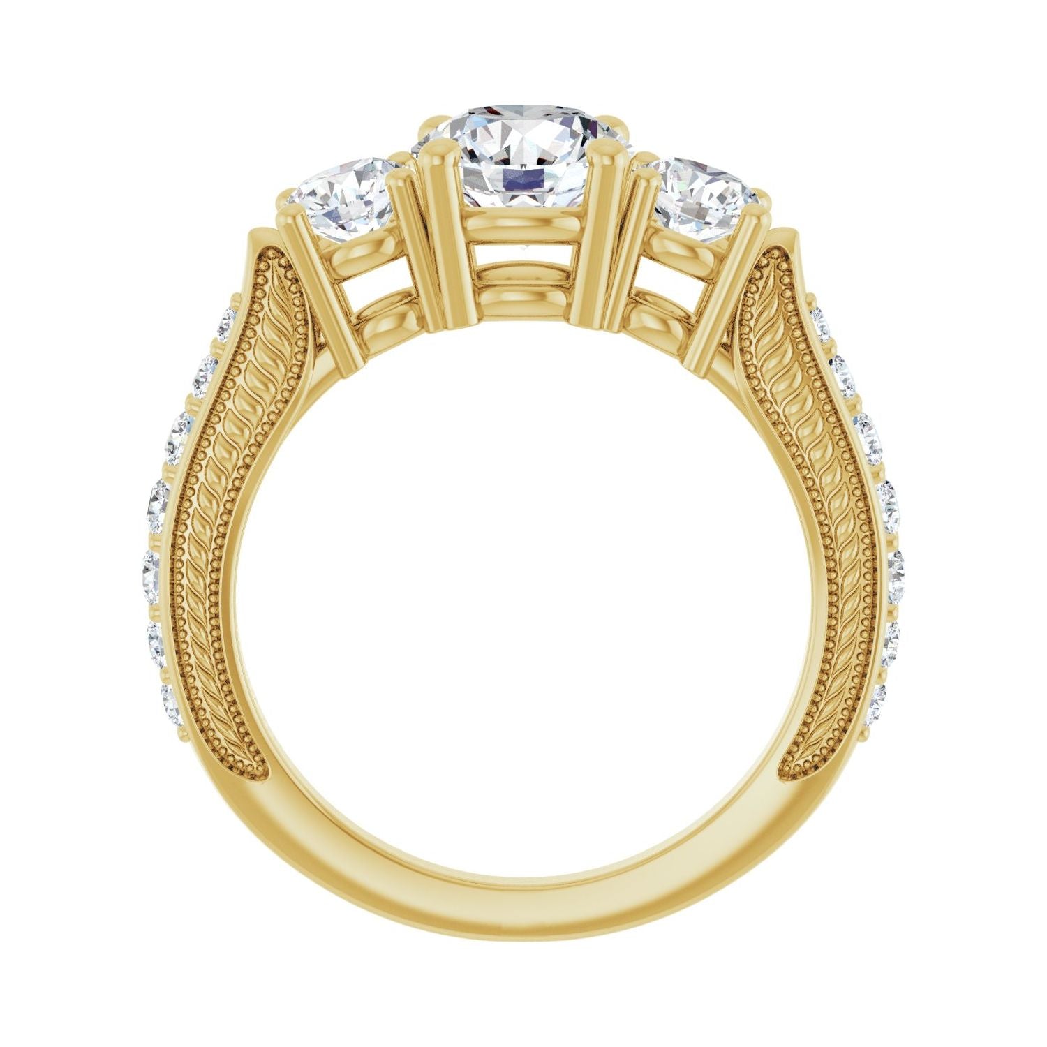 Megan — yellow gold