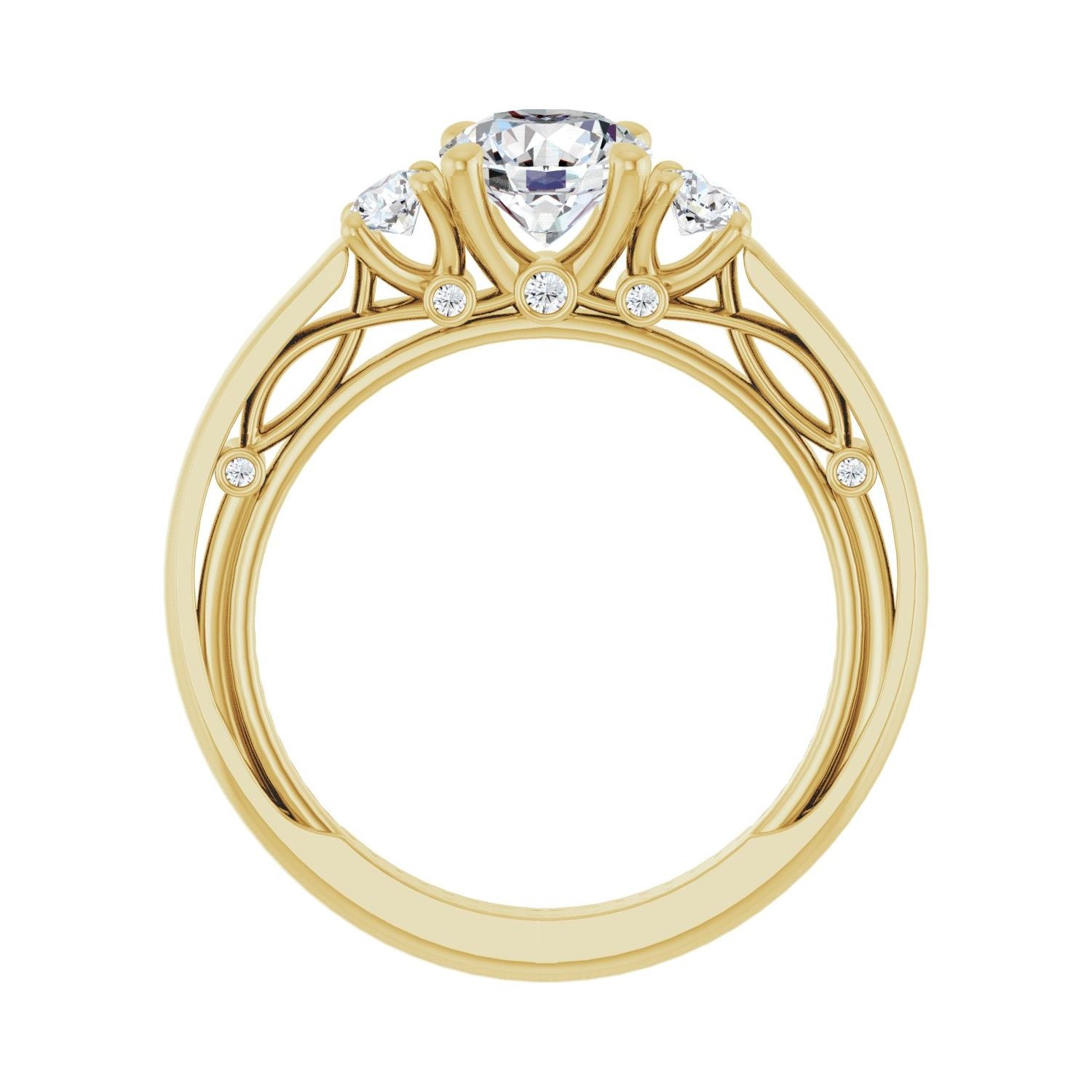 Melia — yellow gold