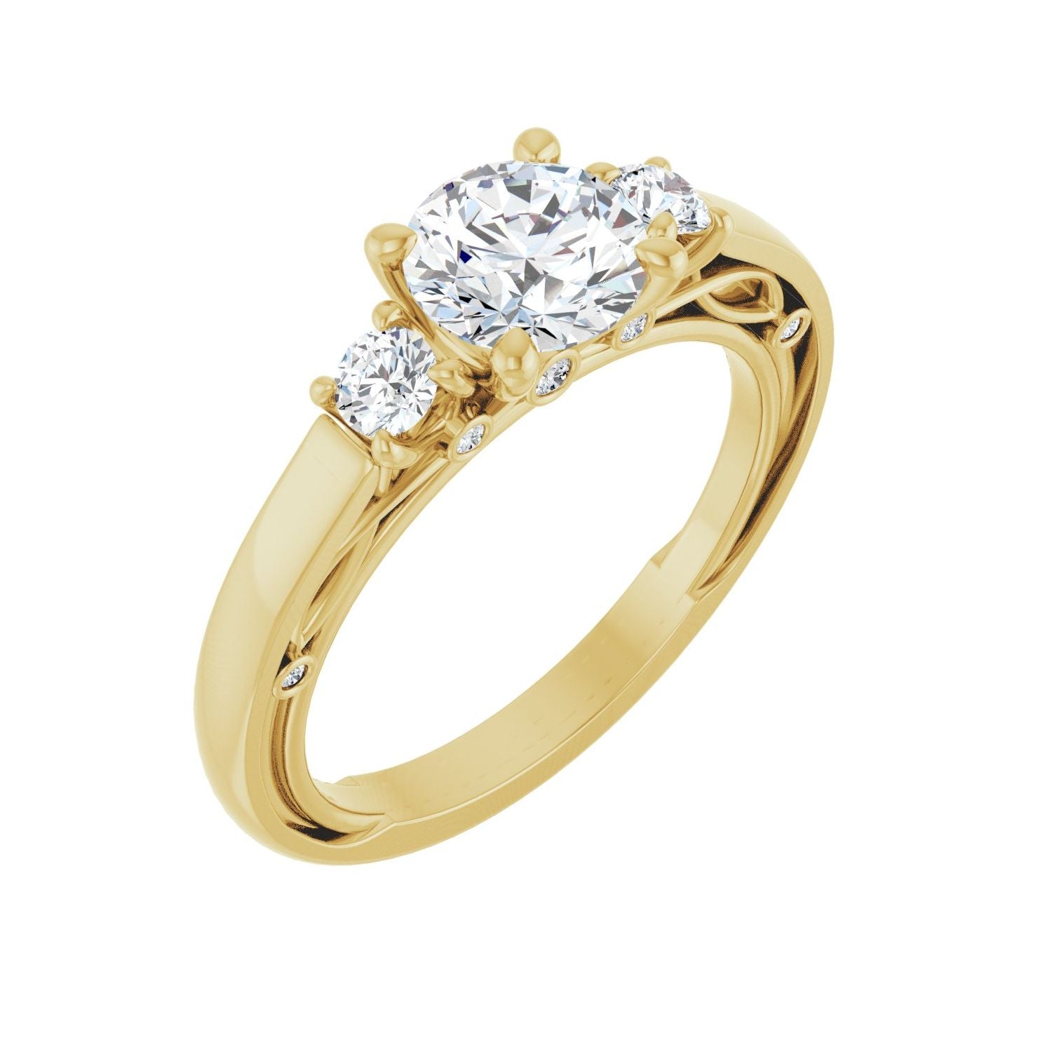 Melia — yellow gold