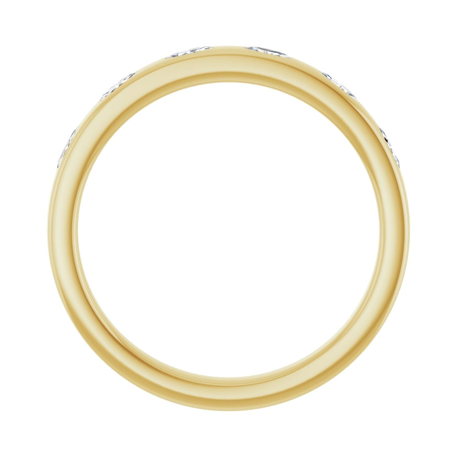 Susie — 3 x 1.5 mm · 1/5 ctw, yellow gold