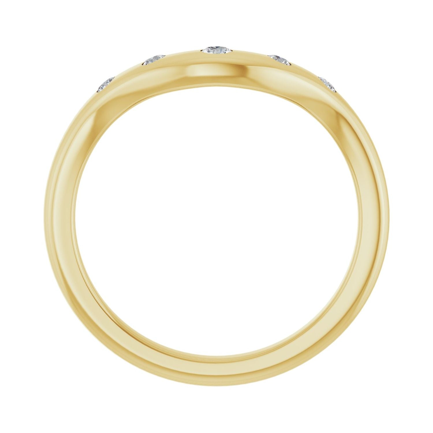 Tansy — · 1/8 ctw, yellow gold