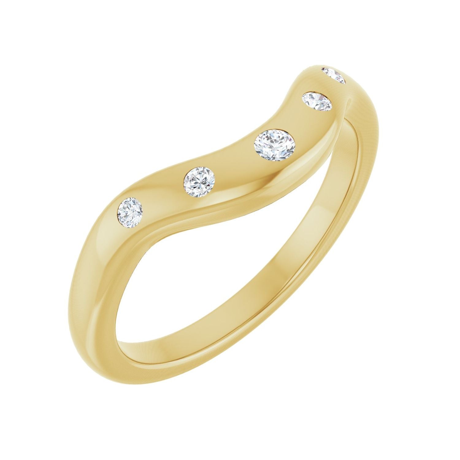 Tansy — · 1/8 ctw, yellow gold