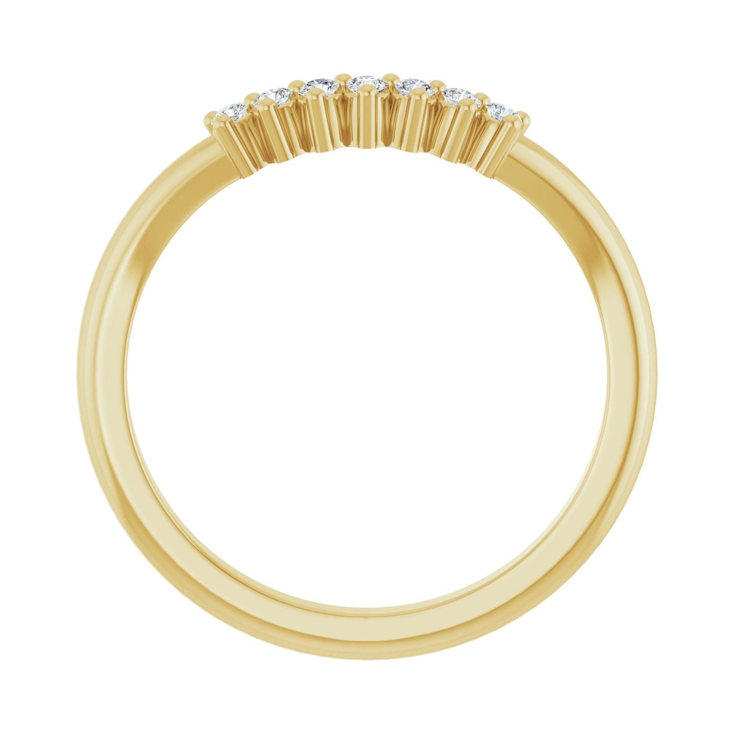 Tate — 1.5 mm · 1/10 ctw, yellow gold