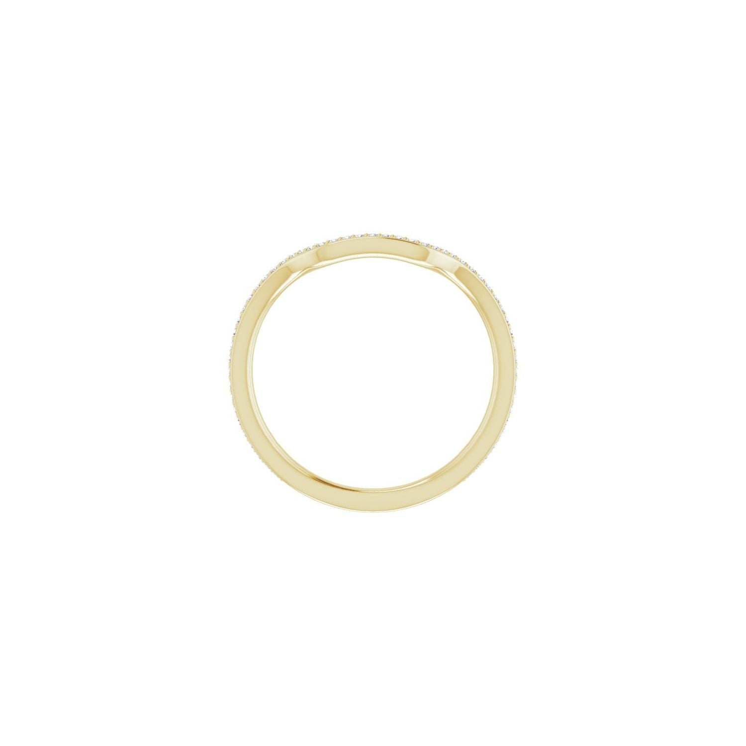 Verna — 0.8 mm · 1/8 ctw, yellow gold