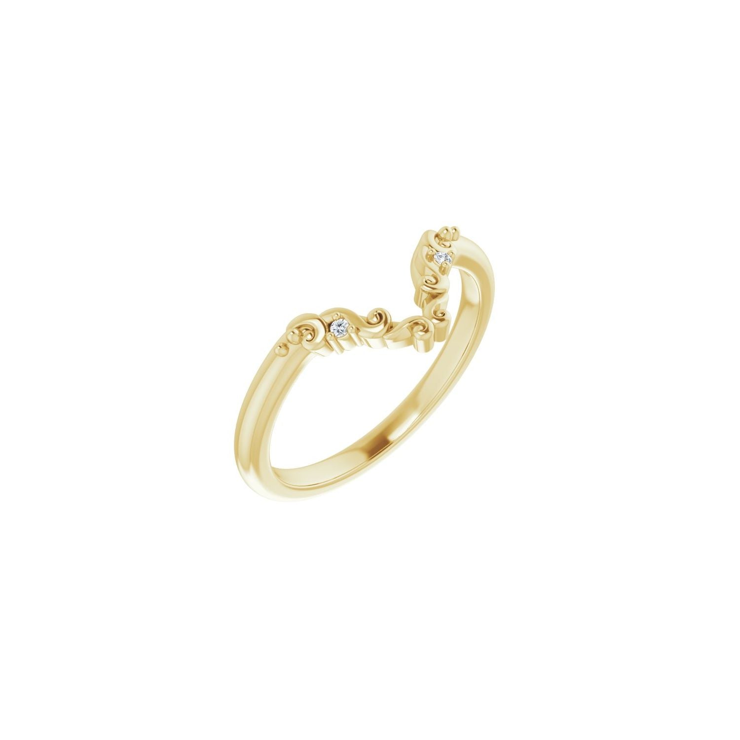 Amparo — 1.1 mm · .0075 ctw, yellow gold