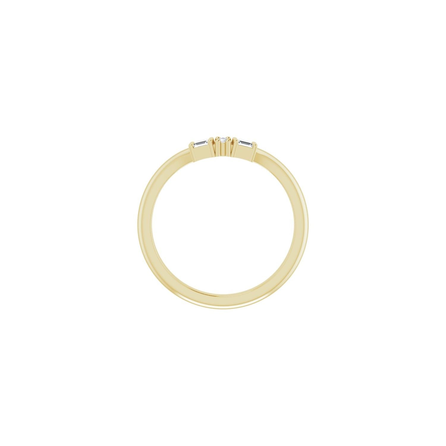 Dagmar — 2 x 1.5 mm · 0.07 ctw, yellow gold