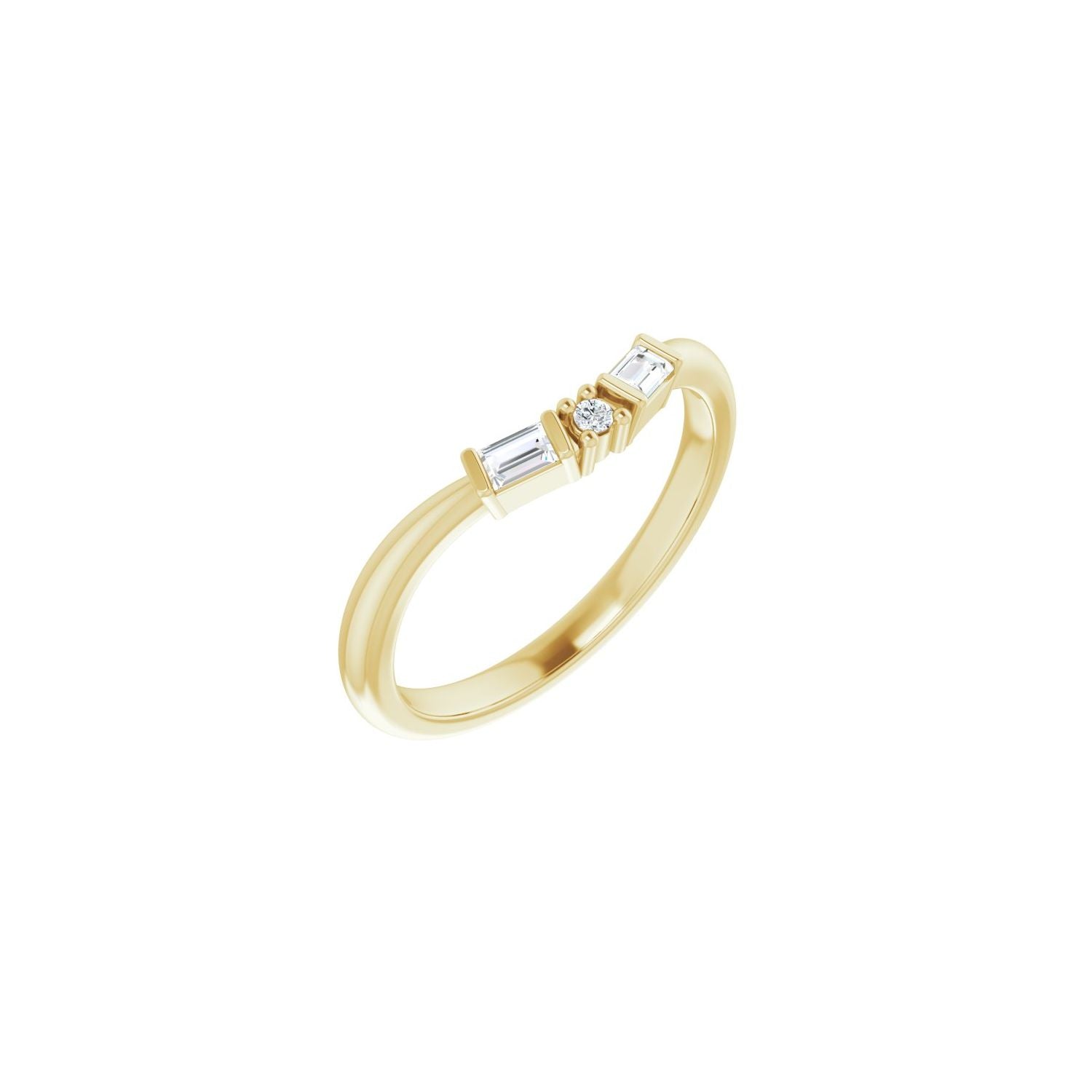 Dagmar — 2.75 x 1.75 mm · 1/8 ctw, yellow gold