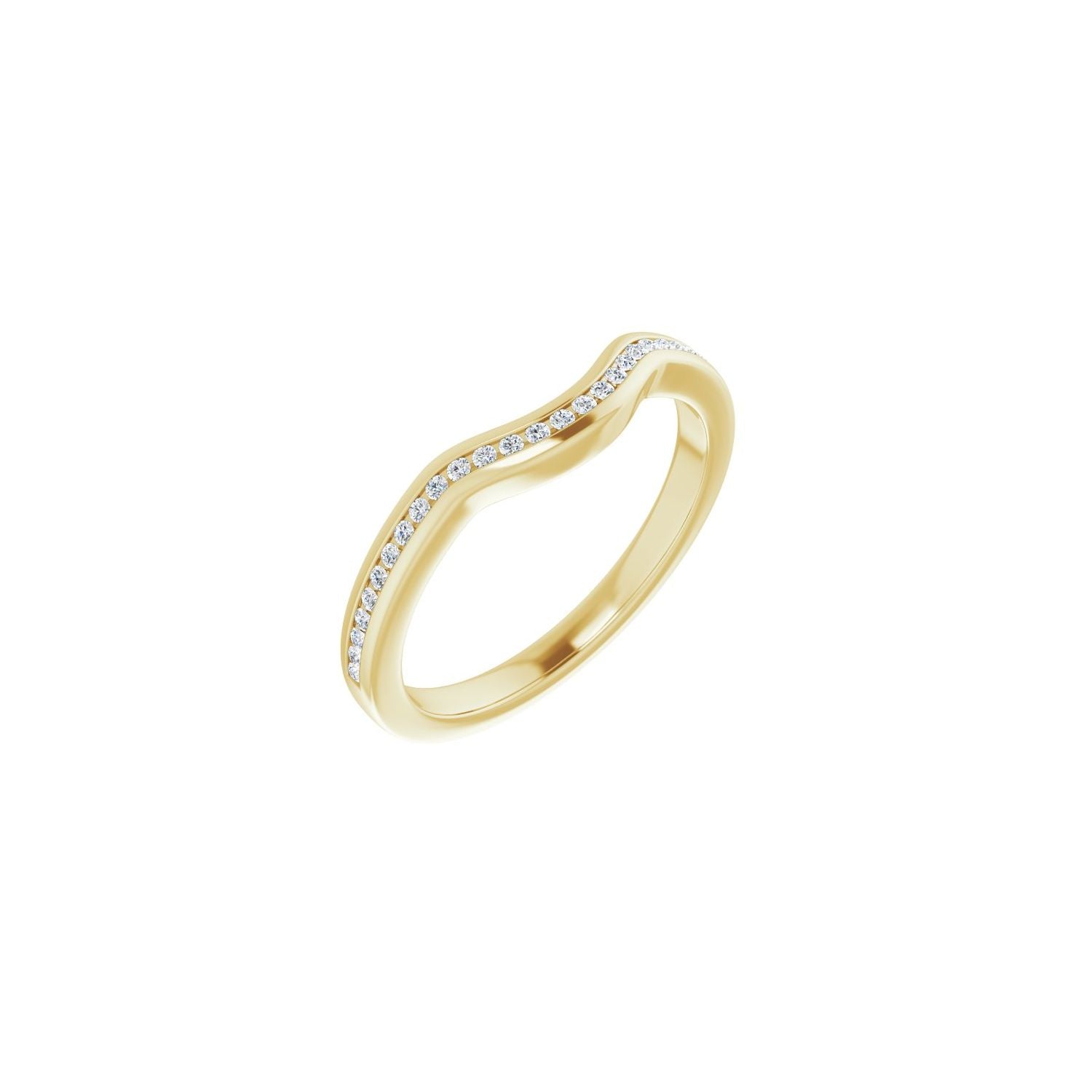 Ebba — 1 mm · 1/8 ctw, yellow gold