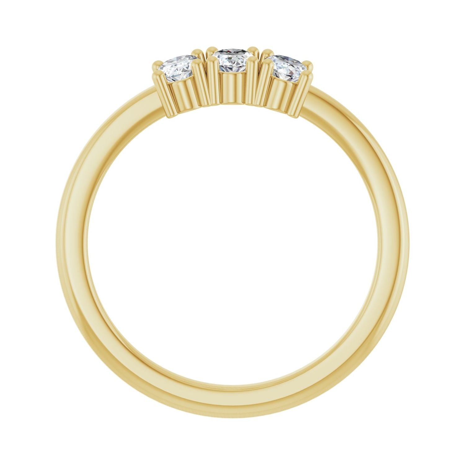 Oval Family Ring — yellow gold