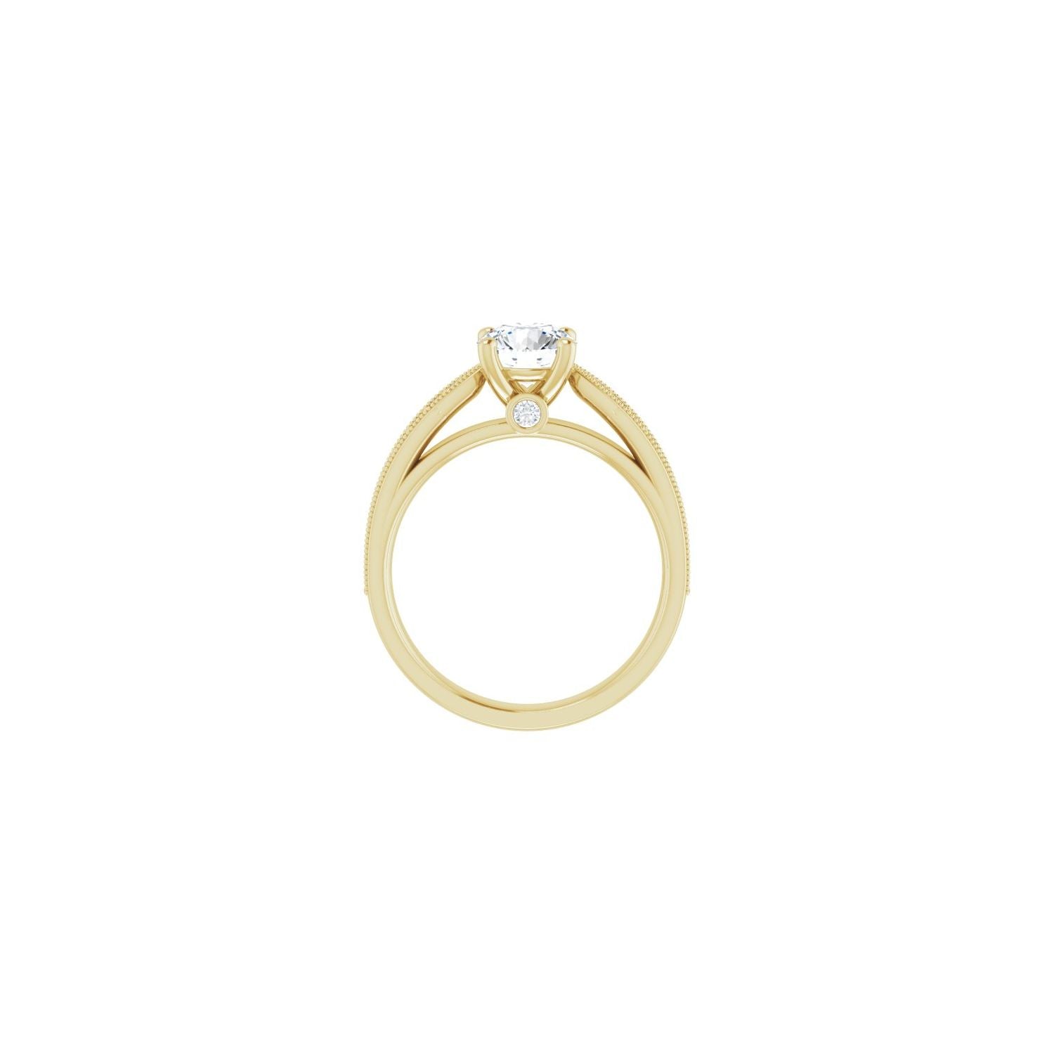 Heloisa — Round center, yellow gold