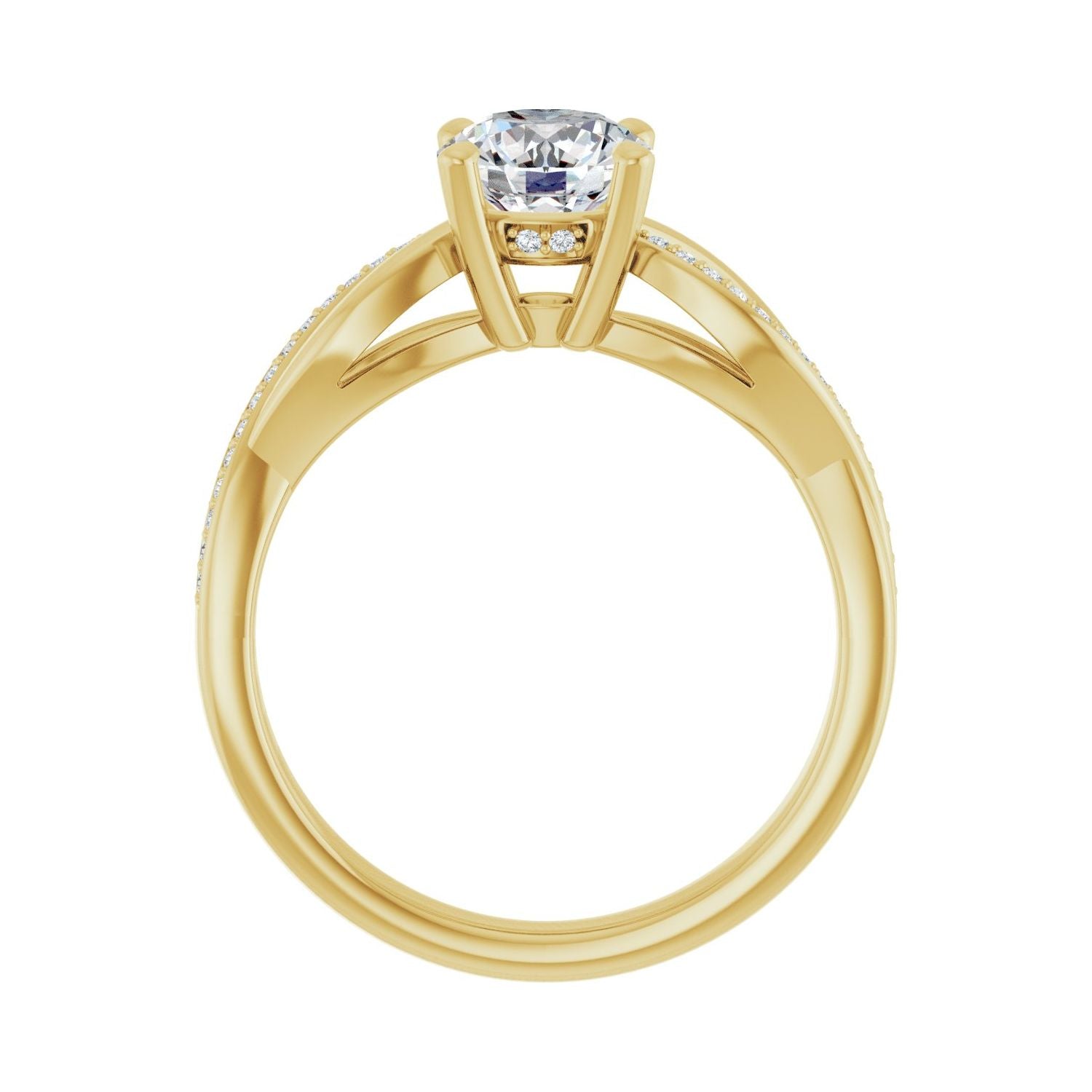 Juliska — Round center, yellow gold