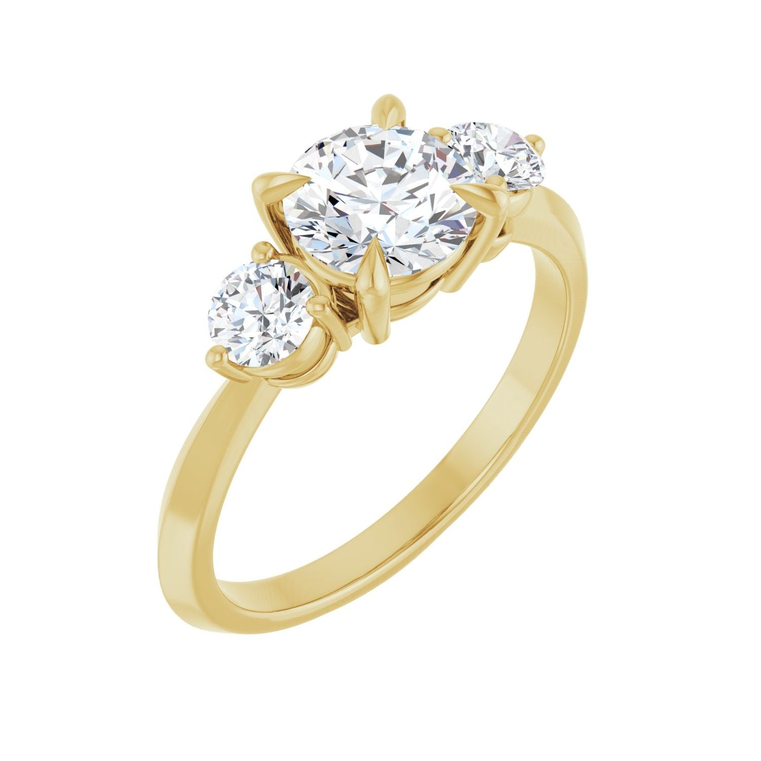 Micheline — Round center, yellow gold
