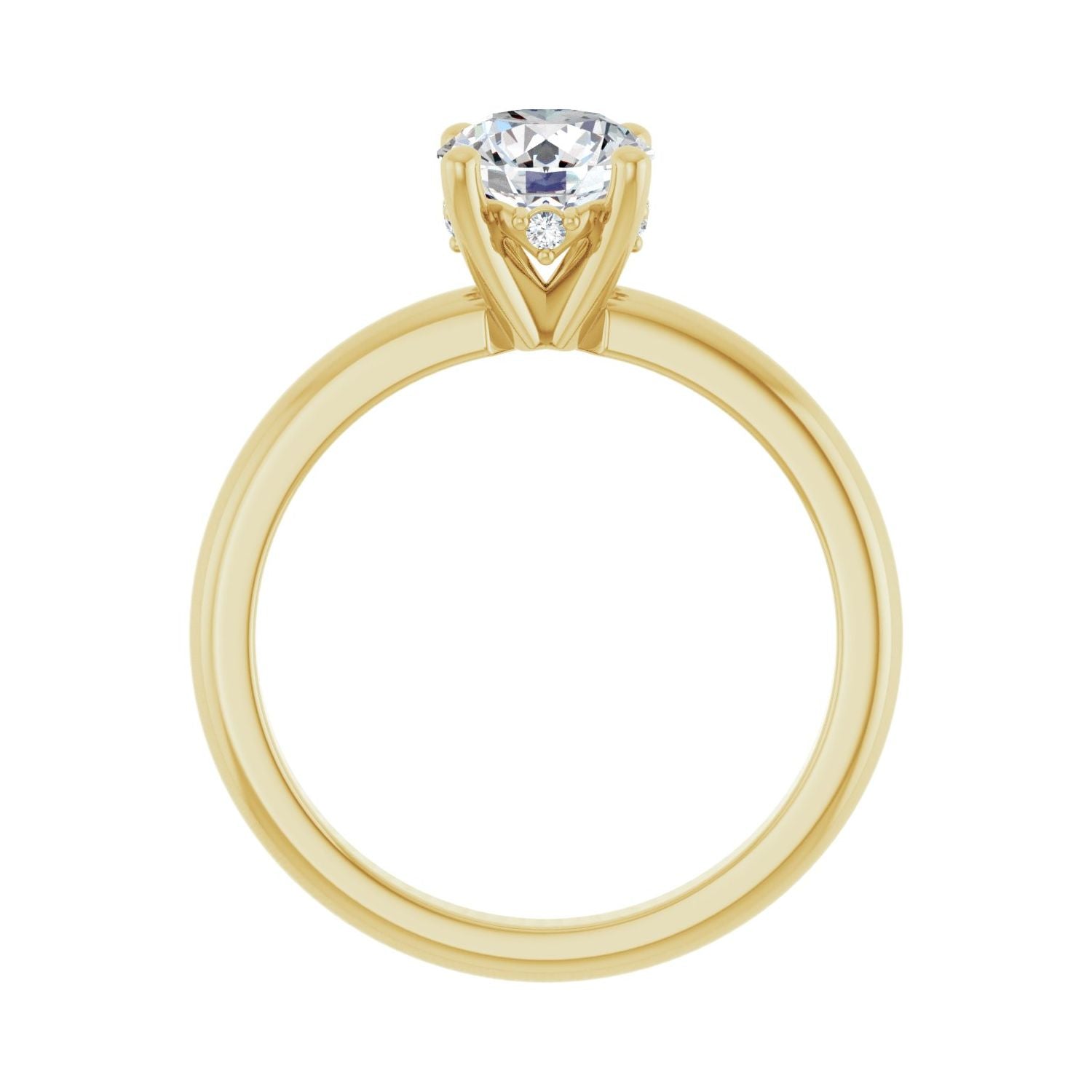 Rafaela — Round center, yellow gold