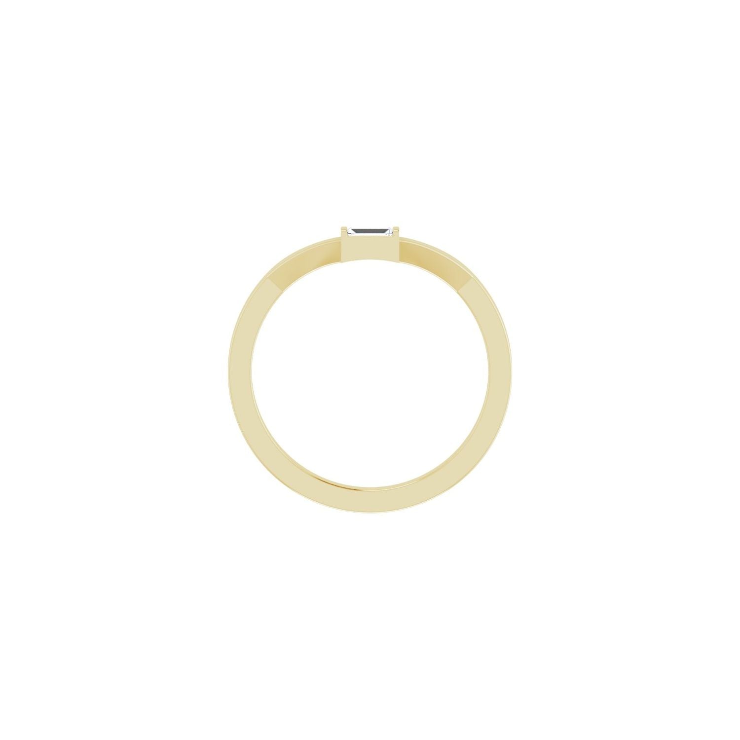 Fidela — For the round Emiko, yellow gold