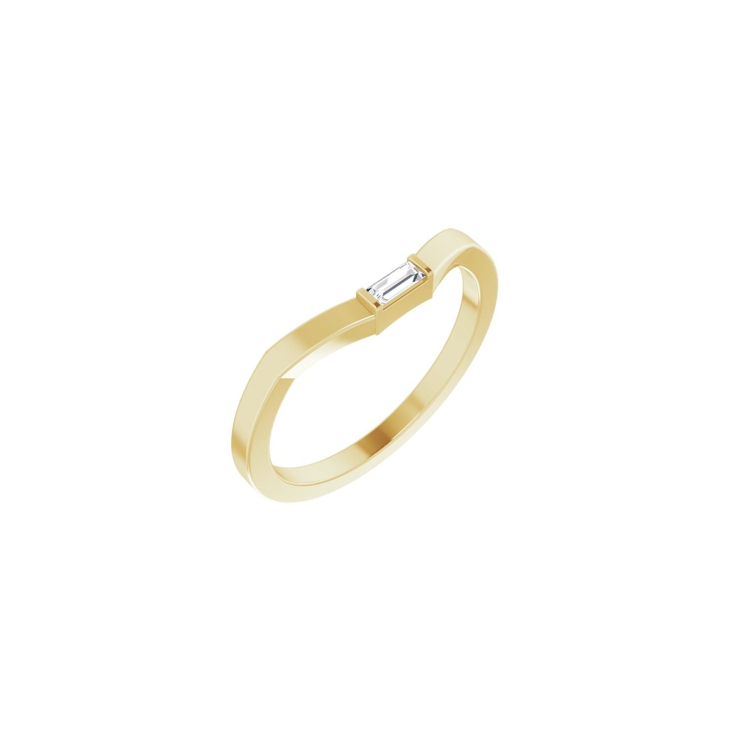 Fidela — For the round Emiko, yellow gold
