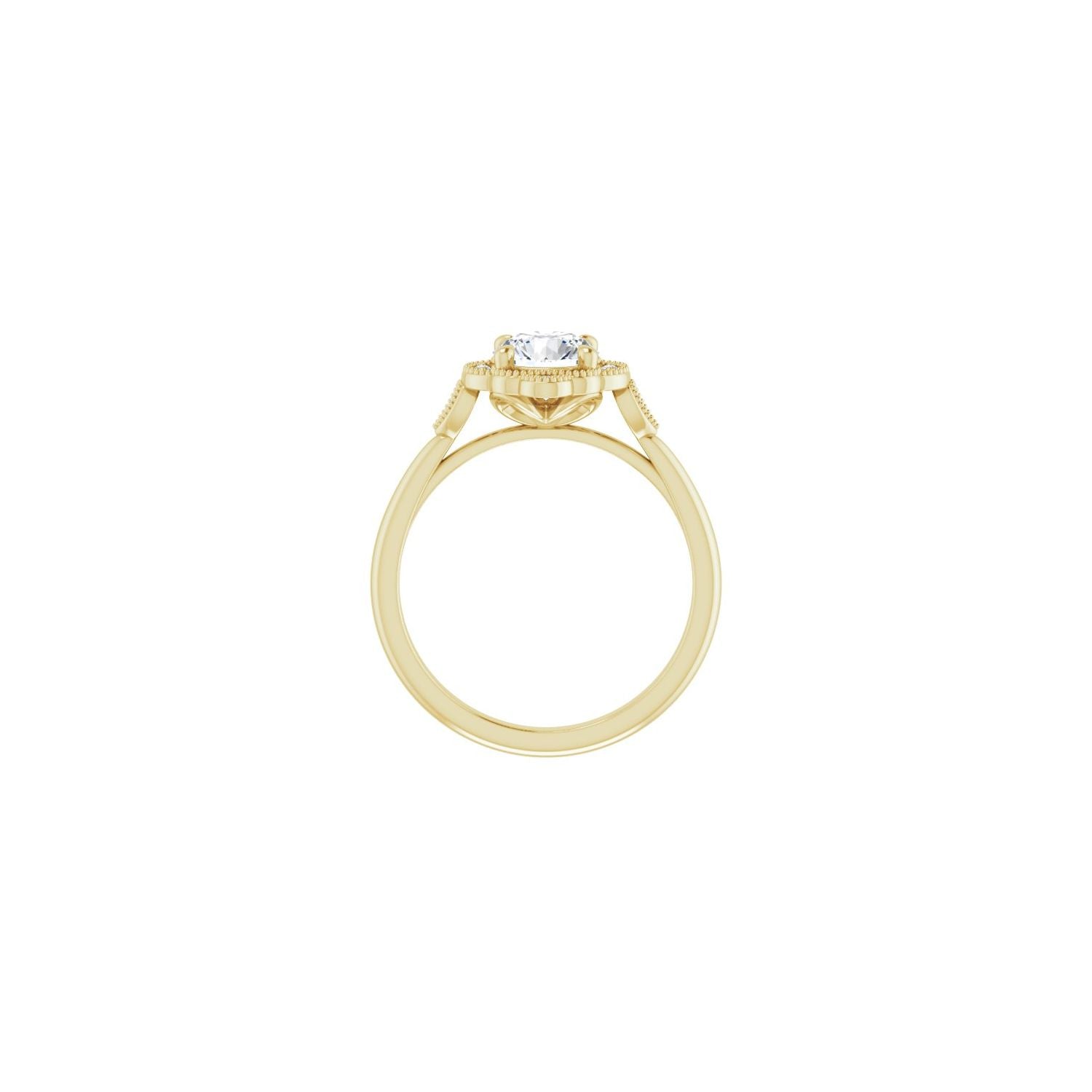 Sayuri — Round center, yellow gold