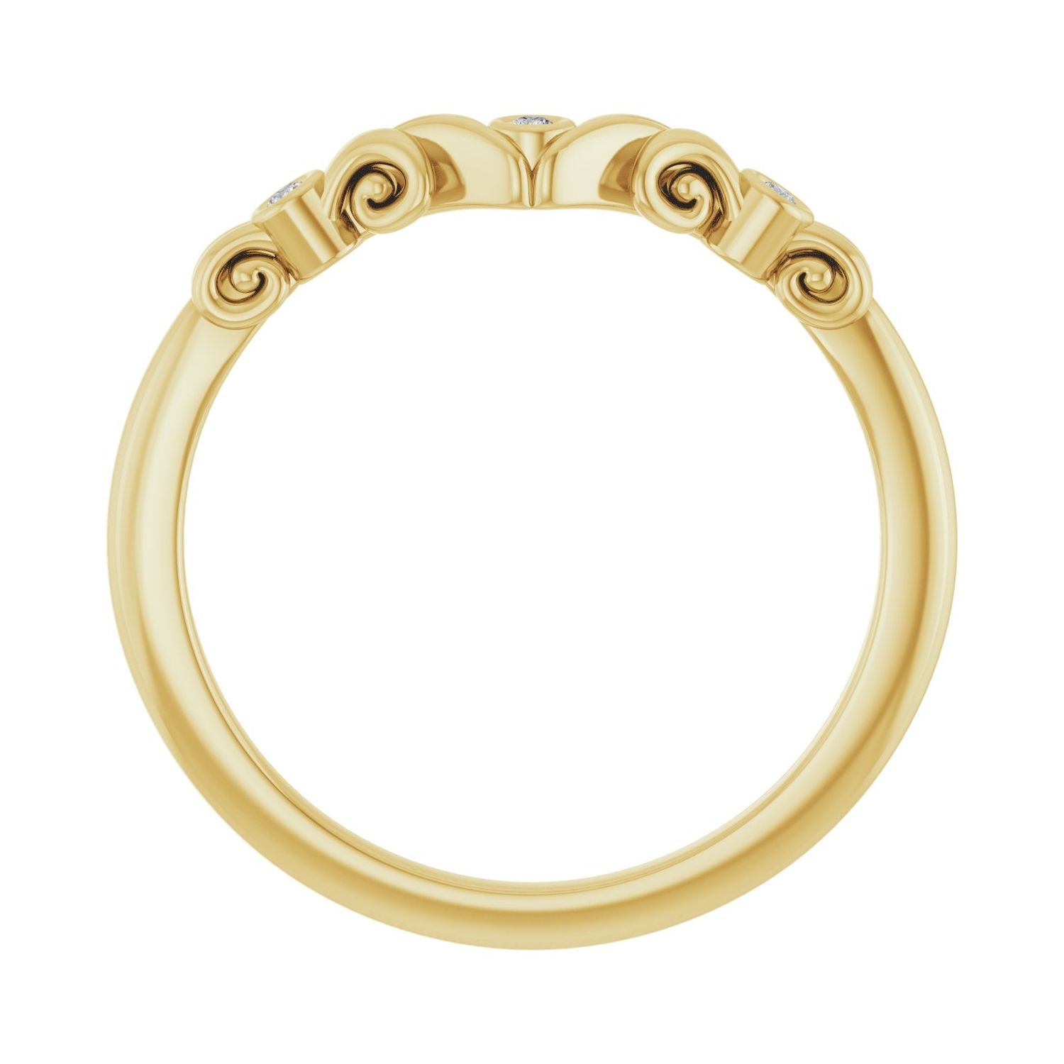 Gabby — yellow gold