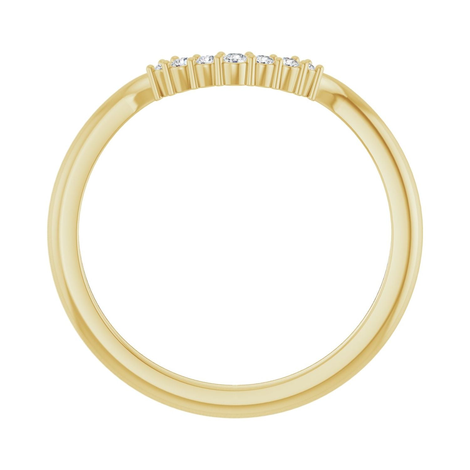 Gelsey — For the round Ayana, yellow gold