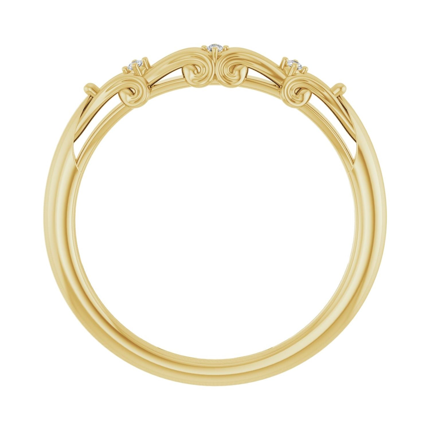 Gregoria — yellow gold
