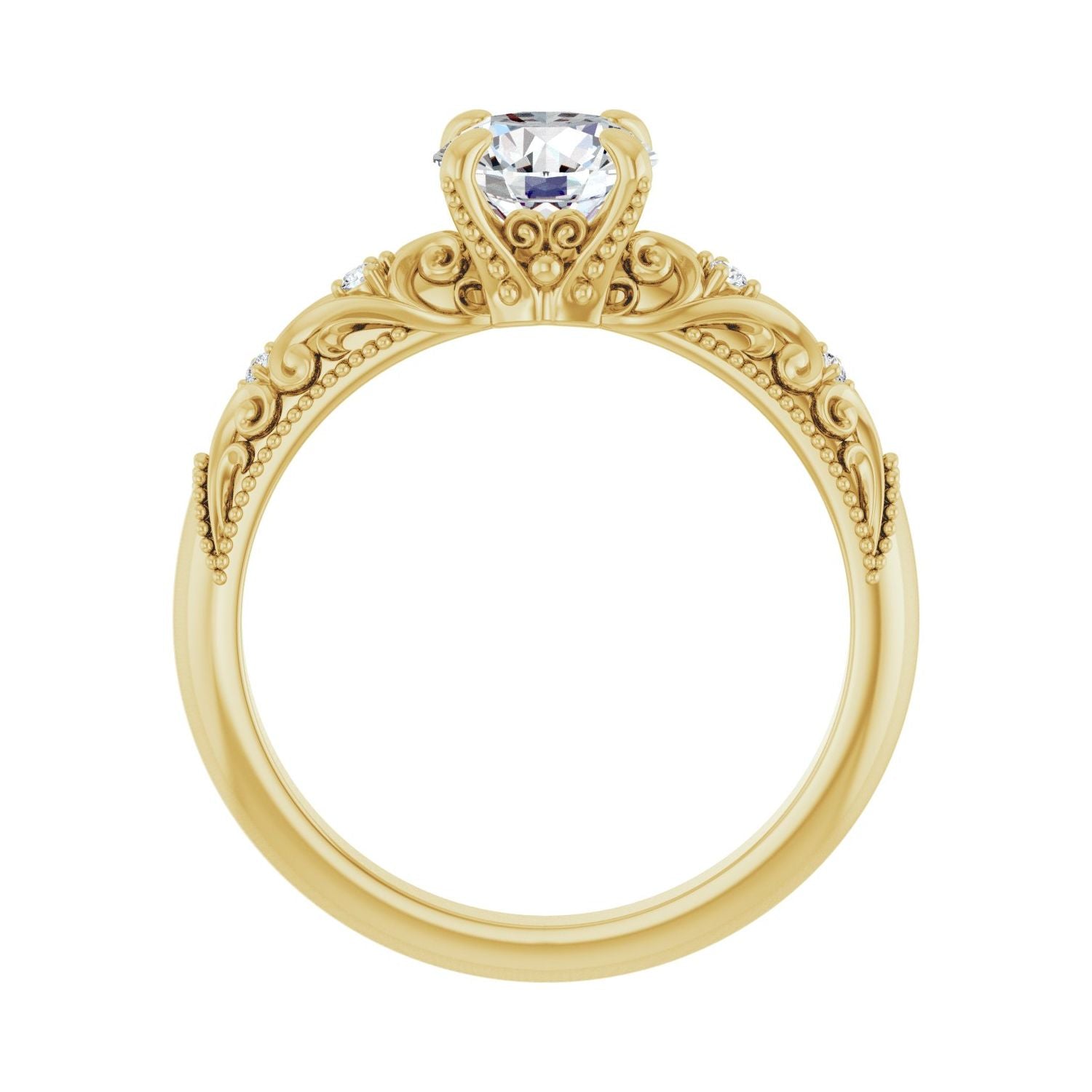 Amorina — yellow gold