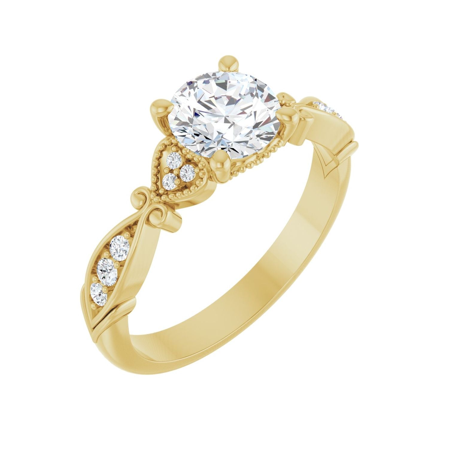 Damiana — yellow gold