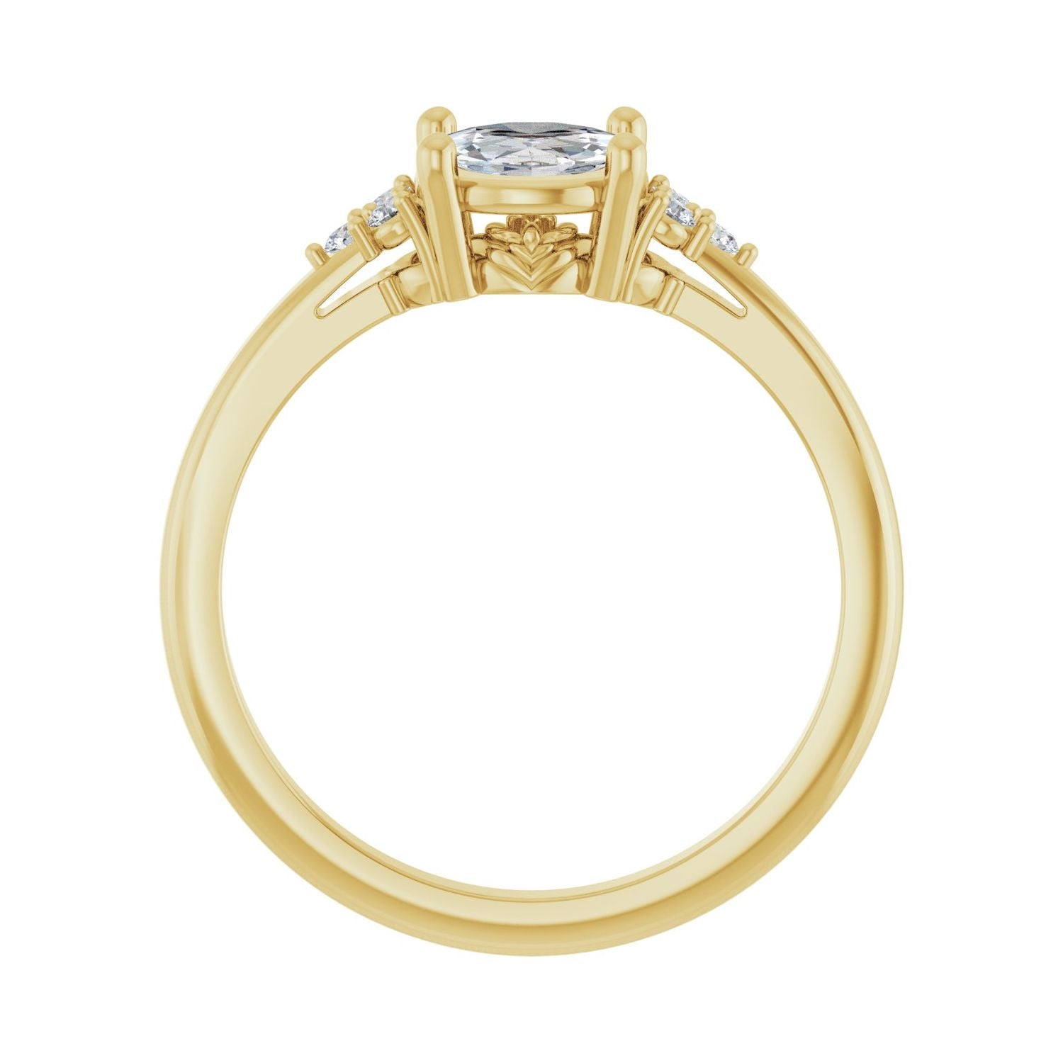 Diantha — yellow gold